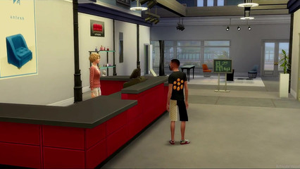 Развратная мачеха трахается с другом сына из игры Sims 4